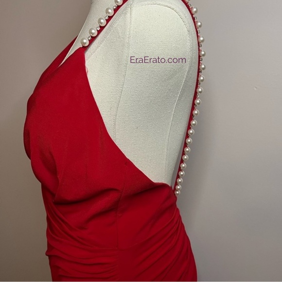 Mac Duggal Red Maxi Dress - Picture 6 of 6